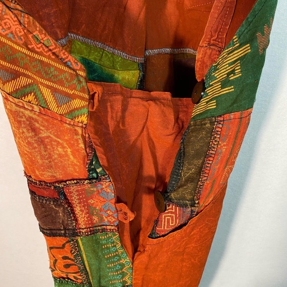 Colorful Patchwork Overalls - Picture 8 of 12